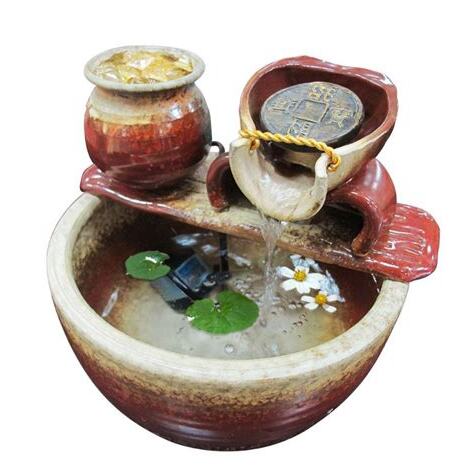 招財流水盆擺放