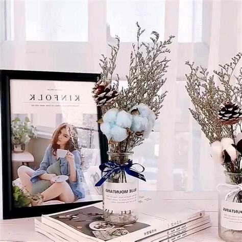 佈置家裡乾燥花擺設