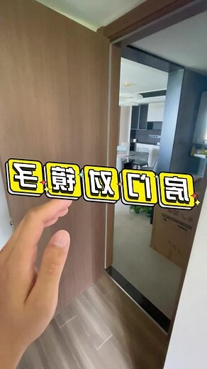 镜子对房门