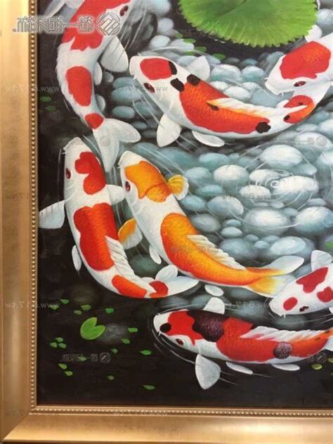 九鯉魚圖