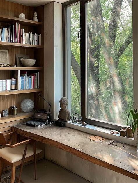 書桌靠窗