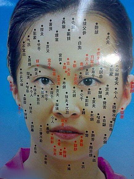 圖解全身身上女人身上痣