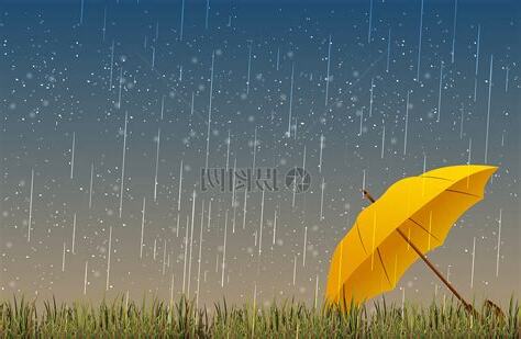 下雨很大