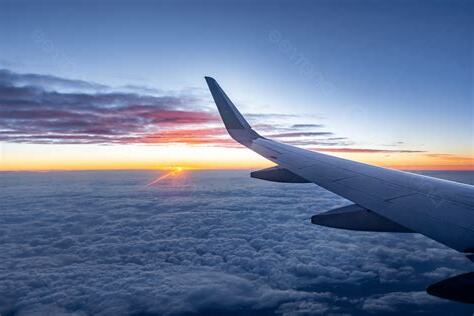 飛機風景照