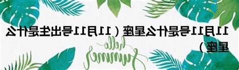 11月11號是什麼星座