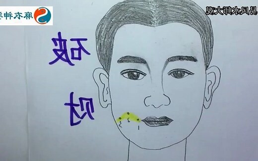 男人唇上有痣