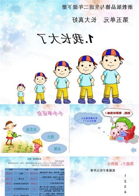 我長大了佈置