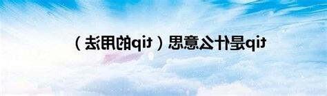 tips意思