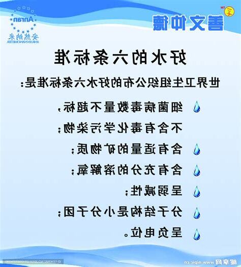 好水的定義