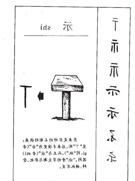 示的造詞