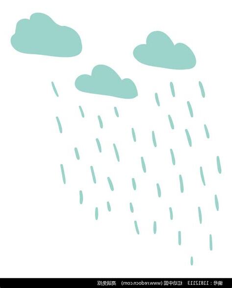 下大雨卡通