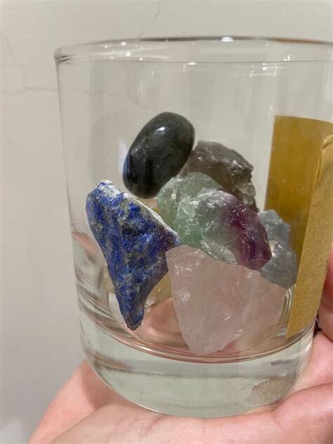 水晶丟掉