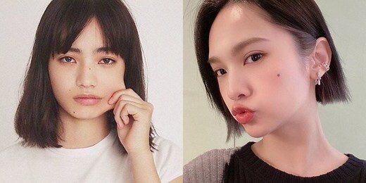 女生臉上有痣