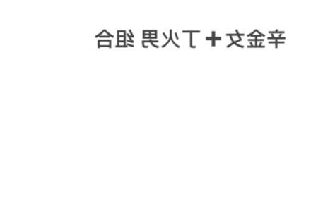 丁火辛金