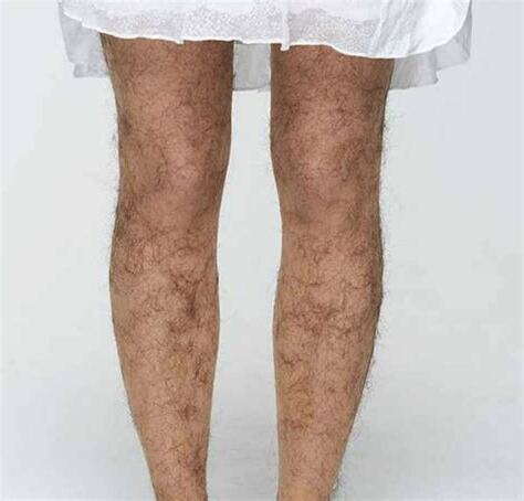 腿毛旺盛