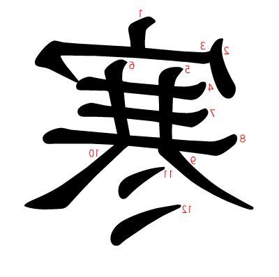 寒部首