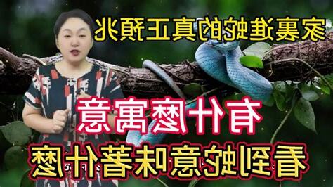 家裡進蛇