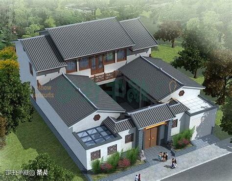 三合院建築圖