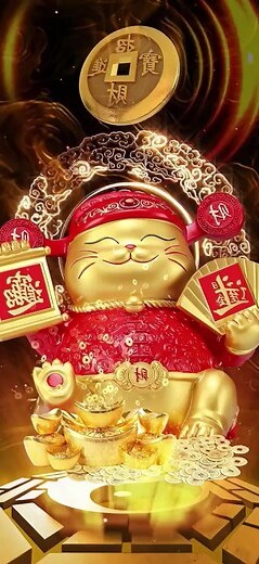 手機招財桌布