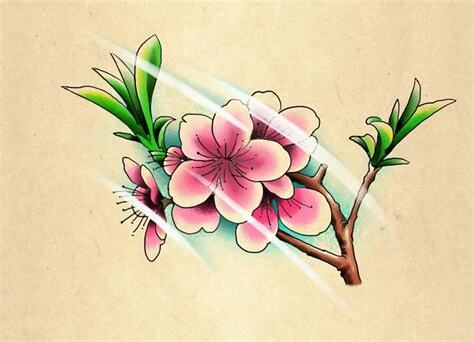 桃花刺青意思