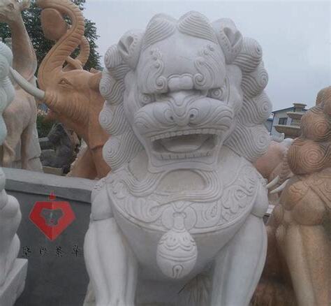 沖繩石獅子擺放
