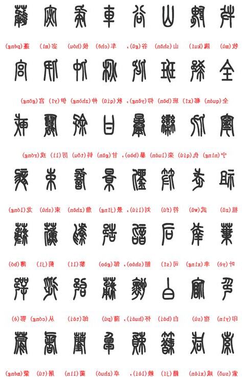 大篆字體線上查詢