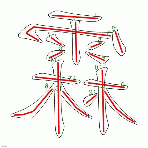霖筆畫