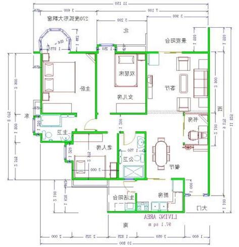 坐東朝西房子