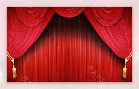 红色窗帘