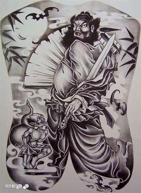 很兇鍾馗刺青