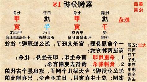 八字案例分析
