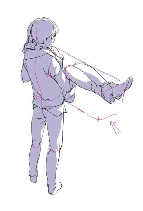 抱東西畫法