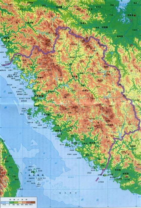 福建地形