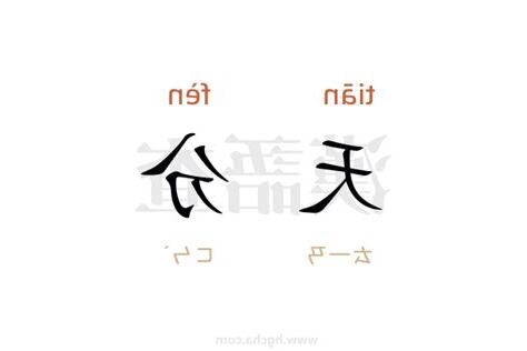 天分的意思