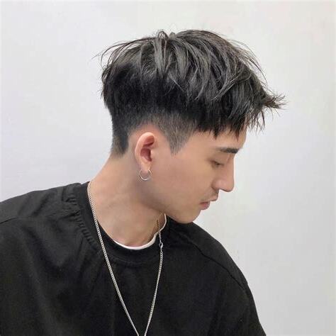 男士髮型後面