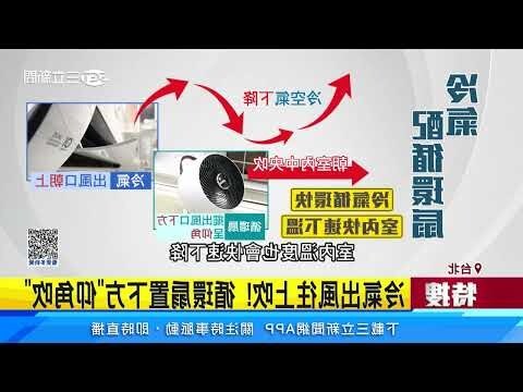 冷氣朝上吹