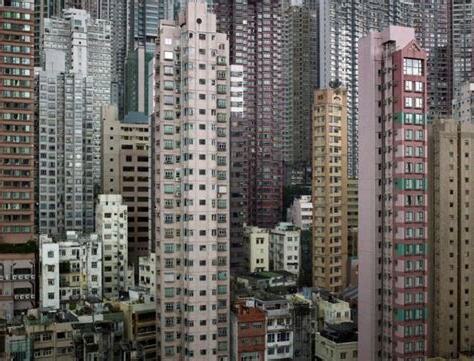 城市中密密麻麻的樓房