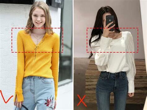 女人肩膀寬