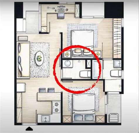 廁所在中宮的解法