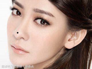 鼻頭有痣女人