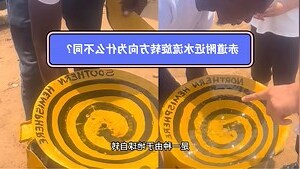 南半球水流方向