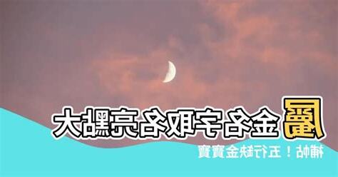 屬金的名字