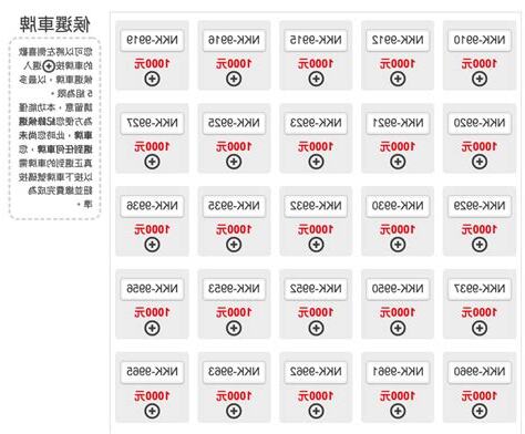 如何選車牌