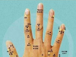 右手手背有痣男