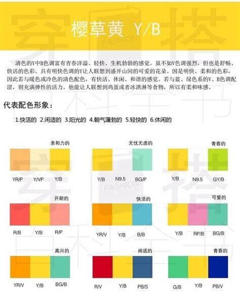 黃色要搭配什麼顏色