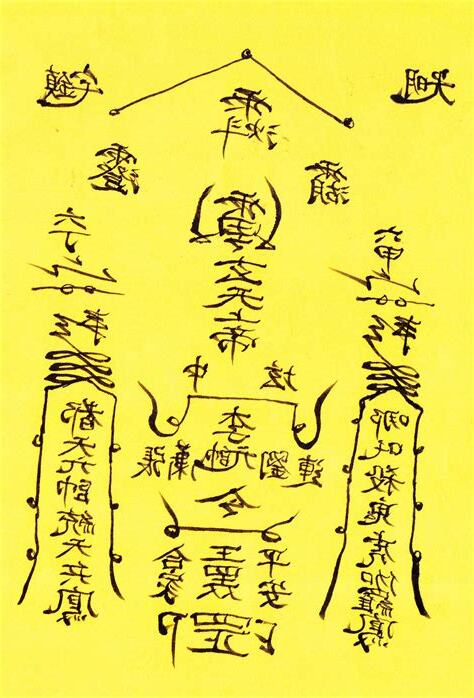 鎮宅符貼門外