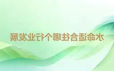 水命适合什么行业