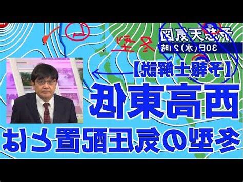 東高西低