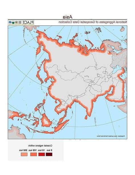 大陸沿海地圖