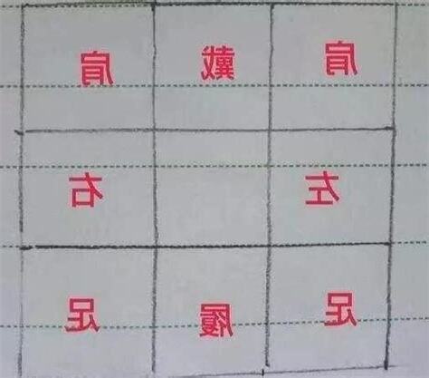 九宮格橫豎相等